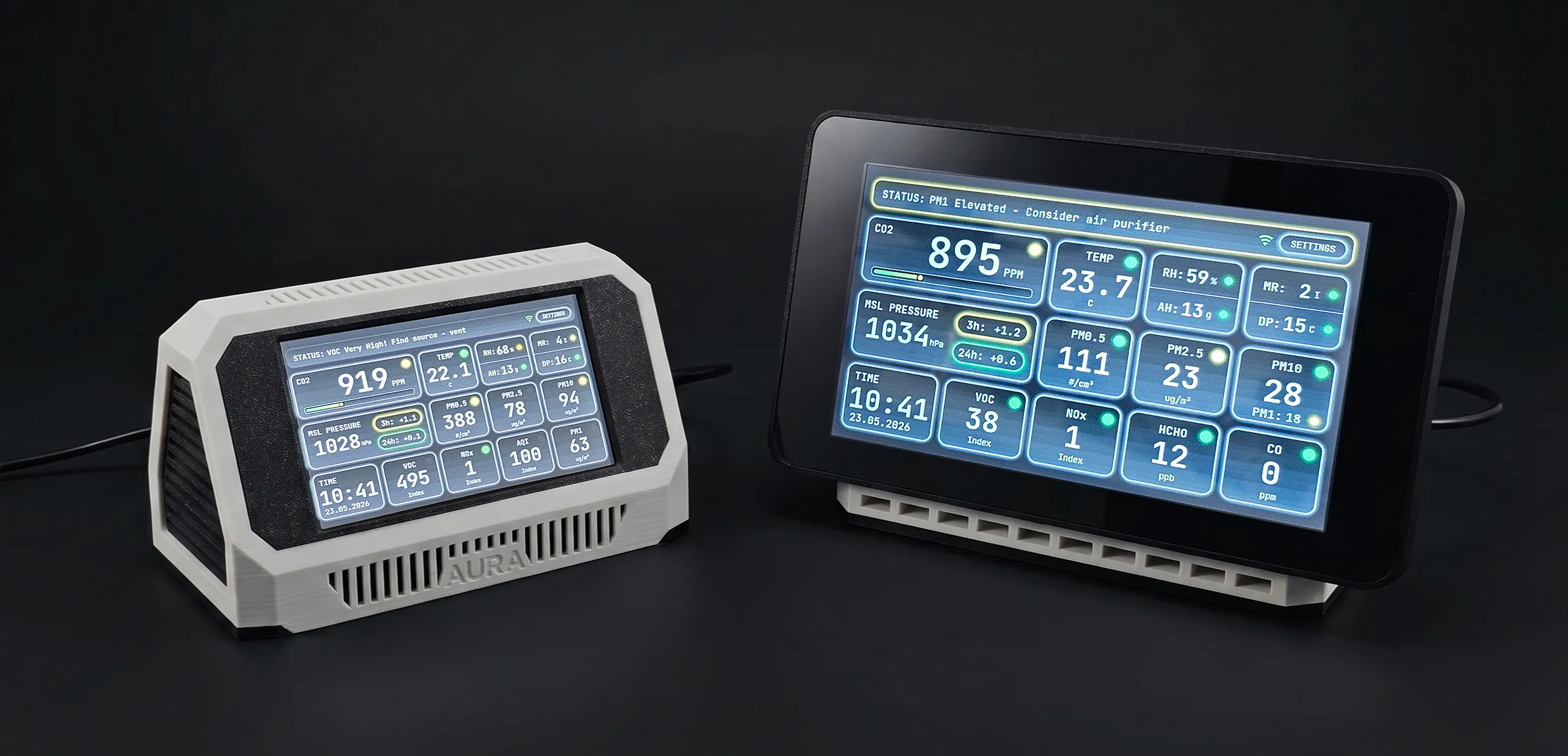 Aura 7inch desktop