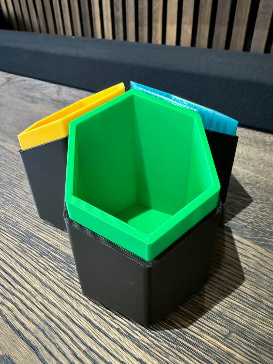 Hexagon Plantenbakjes 6