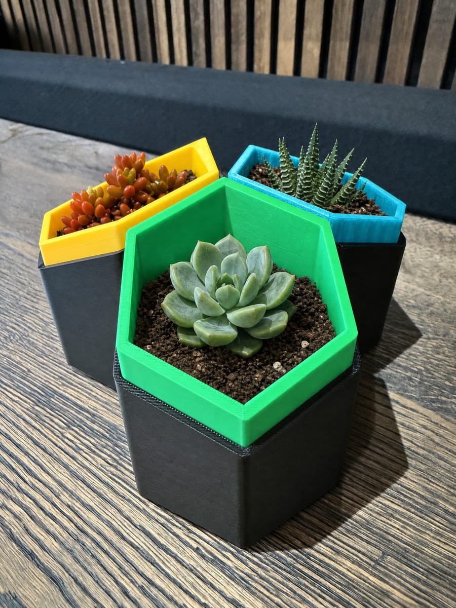 Hexagon Plantenbakjes